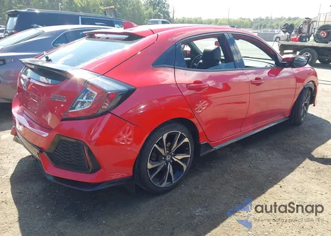 2017 Honda Civic Sport Touring z USA, uszkodzony, nr VIN SHHFK7H98HU426630